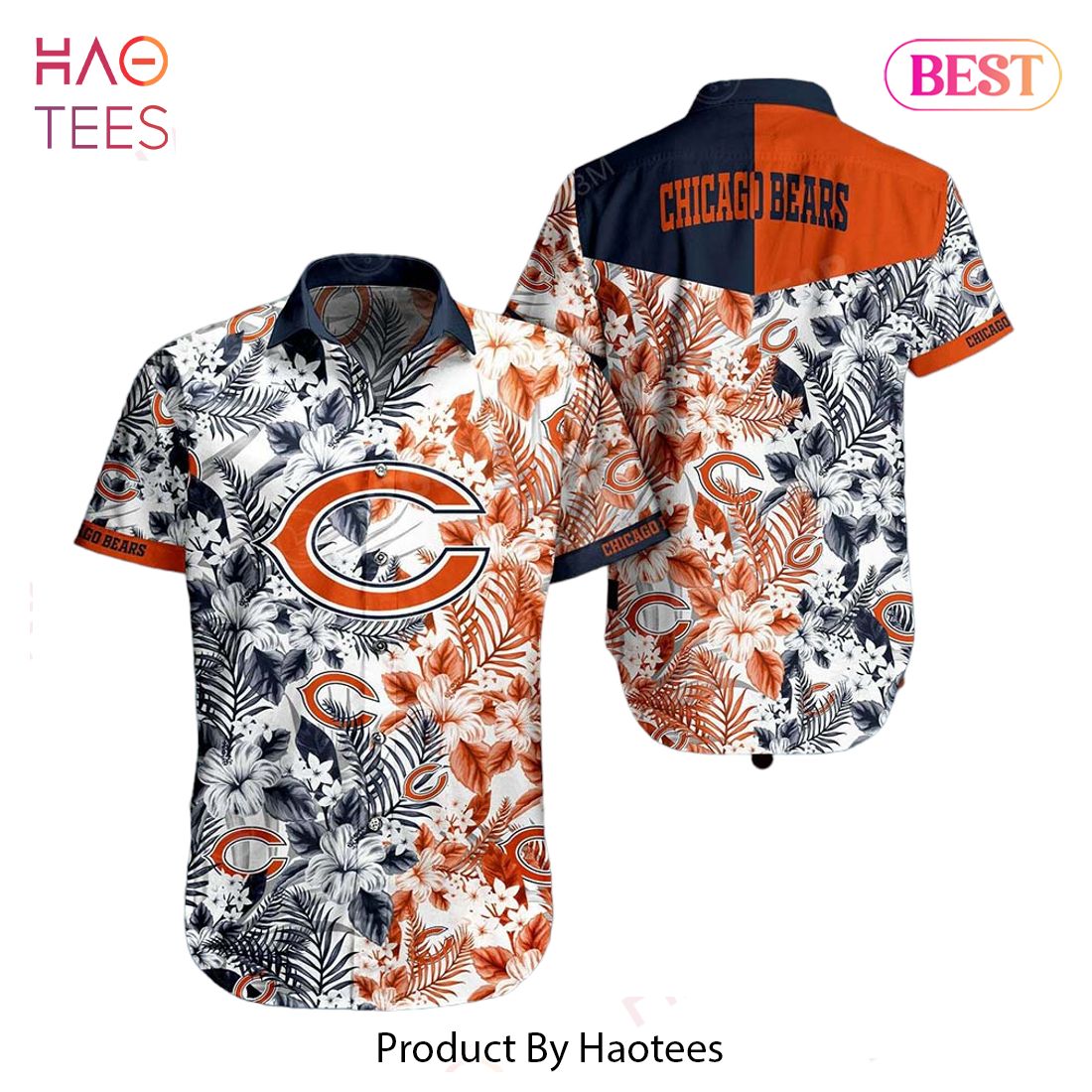 HOT TREND Chicago Bears NFL Beach Shirt Graphic Floral Pattern Print This Summer Hawaiian Shirt HOT TREND Chicago Bears NFL Beach Shirt Graphic Floral Pattern Print This Summer Hawaiian Shirt