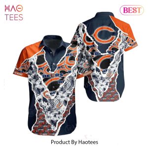 HOT TREND Chicago Bears NFL Hawaii Shirt Graphic Floral Pattern This Summer Meaningful Gifts For Fans