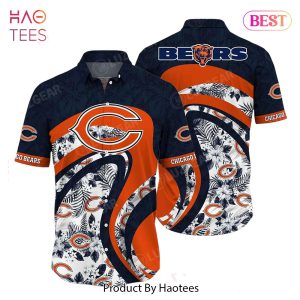 HOT TREND Chicago Bears NFL Hawaii Shirt Graphic Floral Tropical Pattern This Summer For Fan