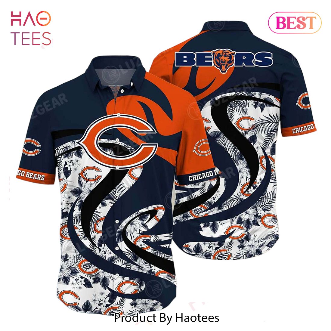 HOT TREND Chicago Bears NFL Hawaii Shirt Tropical Pattern Graphic This Summer Gift For Fan NFL HOT TREND Chicago Bears NFL Hawaii Shirt Tropical Pattern Graphic This Summer Gift For Fan NFL