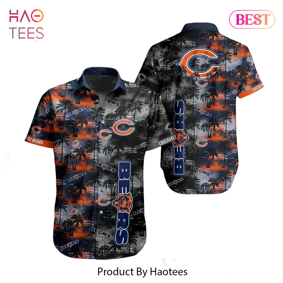 HOT TREND Chicago Bears NFL Hawaiian Shirt And Shirt Tropical Pattern Summer For Football NFL Fans HOT TREND Chicago Bears NFL Hawaiian Shirt And Shirt Tropical Pattern Summer For Football NFL Fans
