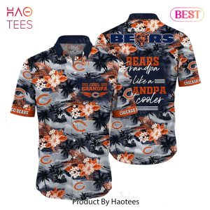 HOT TREND Chicago Bears NFL Hawaiian Shirt For Grandparent New Trending Beach Shirt