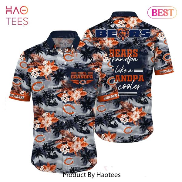 HOT TREND Chicago Bears NFL Hawaiian Shirt For Grandparent New Trending Beach Shirt