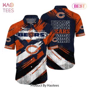 BEST NFL Chicago Bears Hawaiian Shirt Graphic American Flag Print This  Summer Gift For Fans Hot