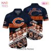 HOT TREND Chicago Bears NFL Hawaiian Shirt Graphic Tropical Pattern 3D Printed Beach Shirt Summer Gift For Fan
