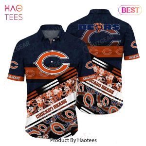 HOT TREND Chicago Bears NFL Hawaiian Shirt Graphic Tropical Pattern 3D Printed Beach Shirt Summer Gift For Fans