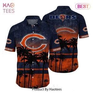 HOT TREND Chicago Bears NFL Hawaiian Shirt Tropical Pattern Graphic New Collection Summer Gift For Fan NFL