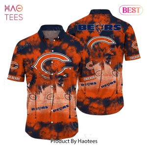 HOT TREND Chicago Bears NFL Hawaiian Shirt Tropical Pattern Graphic Short Sleeve Summer Gift For Fans