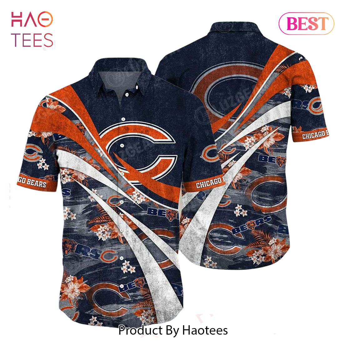 HOT TREND Chicago Bears NFL Summer Hawaiian Shirt Floral Pattern Graphic For Football NFL Enthusiast HOT TREND Chicago Bears NFL Summer Hawaiian Shirt Floral Pattern Graphic For Football NFL Enthusiast