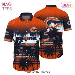 HOT TREND Chicago Bears NFL Summer Hawaiian Shirt Tropical Pattern Graphic For Sports Enthusiast
