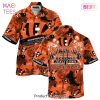 HOT TREND Cincinnati Bengals NFL Beach Shirt Graphic Floral Pattern Print This Summer Hawaiian Shirt