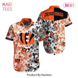 HOT TREND Cincinnati Bengals NFL Beach Shirt Graphic Floral Pattern Print This Summer Hawaiian Shirt