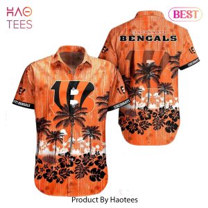 HOT TREND Cincinnati Bengals NFL Hawaii Graphic Tropical Pattern Style Summer Hawaiian Shirt