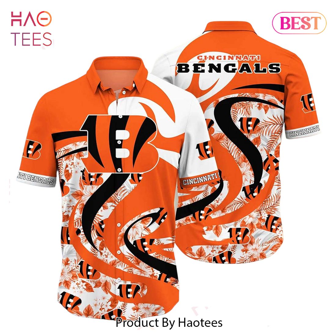 HOT TREND Cincinnati Bengals NFL Hawaii Shirt Graphic Floral