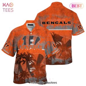 HOT TREND Cincinnati Bengals NFL Hawaiian Shirt Style Tropical Pattern Hot Trending Summer For Awesome Fans