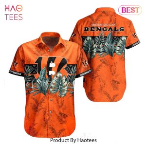 HOT TREND Cincinnati Bengals NFL Hawaiian Shirt Tropical Pattern Graphic Gift For Fan NFL Enthusiast
