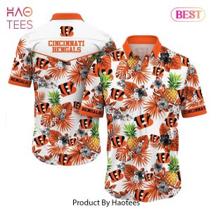 HOT TREND Cincinnati Bengals NFL Hawaiian Shirt Tropical Pattern Graphic Hawaii Shirt For Fan Ever