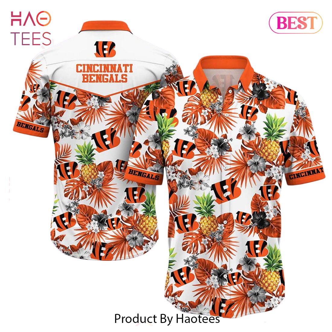 HOT TREND Cincinnati Bengals NFL Hawaii Shirt Graphic Floral