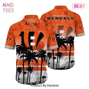 HOT TREND Cincinnati Bengals NFL Hawaiian Shirt Tropical Pattern Graphic New Collection Summer Gift For Fan NFL