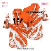 HOT TREND Cincinnati Bengals NFL Hawaiian Shirt Tropical Pattern Graphic Trends Summer Gift For Fan NFL