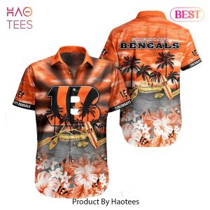 HOT TREND Cincinnati Bengals NFL Hawaiian Shirt Tropical Pattern Summer For NFL Football Fans