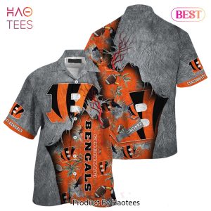 HOT TREND Cincinnati Bengals NFL Hawaiian Shirt Tropical Print Sumer Gift For Fans