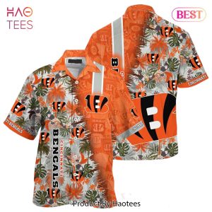 HOT TREND Cincinnati Bengals NFL Team Football Beach Shirt Summer Button Down Hawaiian Shirt Fan Ever