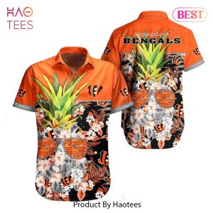 HOT TREND Cincinnati Bengals NFL Tropical Pattern Pineapple Design Hawaiian Shirt New Trending For Men Women
