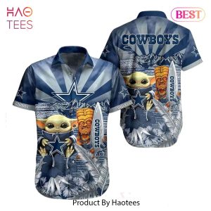 HOT TREND Dallas Cowboys NFL Baby Yoda Hawaiian Shirt Style Summer Trending For Men Women