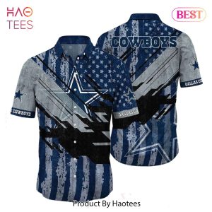 HOT TREND Dallas Cowboys NFL Football Hawaiian Shirt Short American Flag Print This Summer Gift For Fans