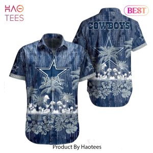 HOT TREND Dallas Cowboys NFL Hawaii Graphic Tropical Pattern Style Summer Hawaiian Shirt