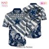 HOT TREND Dallas Cowboys NFL Hawaiian Shirt Floral Print American Flag Beach Shirt Short Style Summer