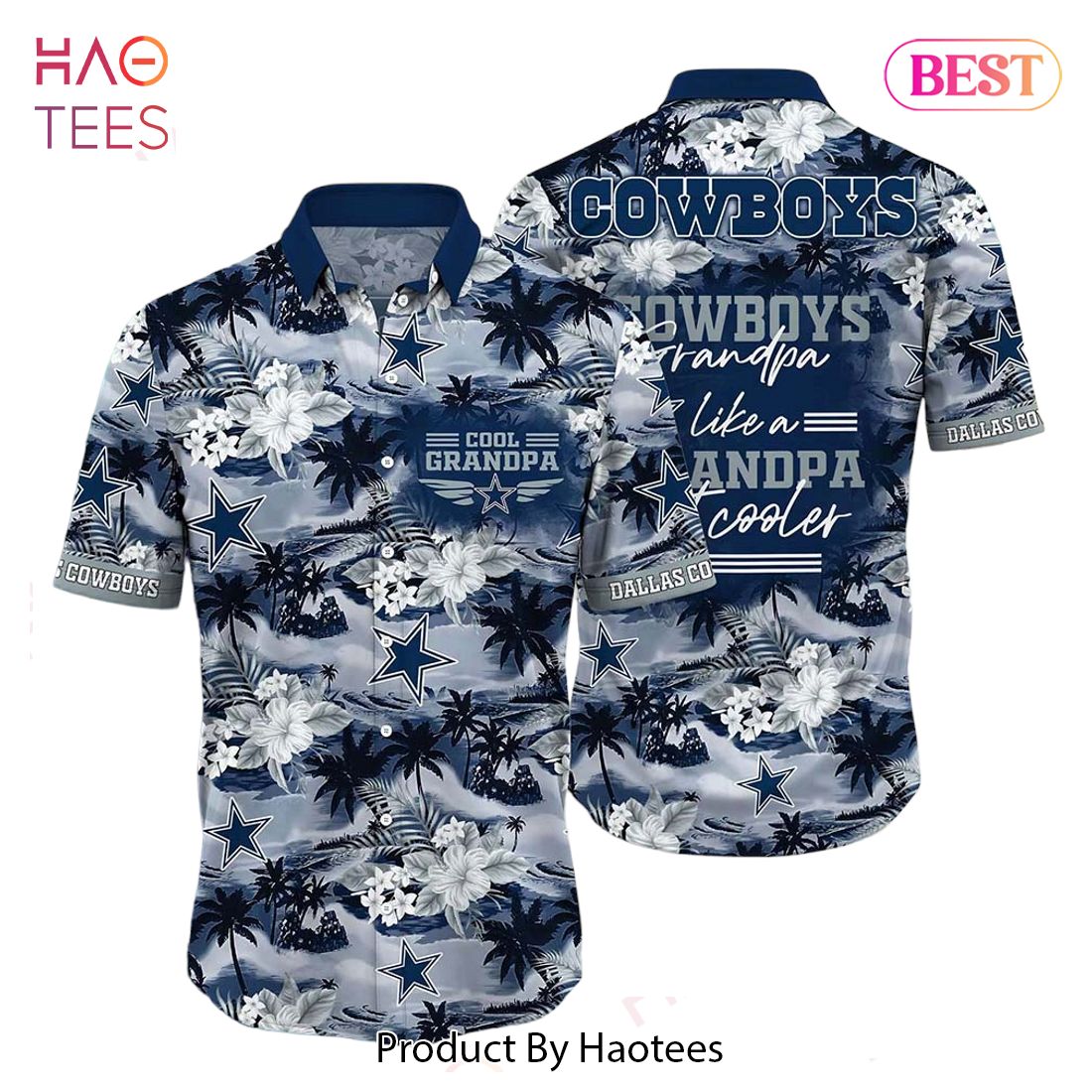 HOT TREND Dallas Cowboys NFL Hawaiian Shirt For Grandparent New Trending Beach Shirt HOT TREND Dallas Cowboys NFL Hawaiian Shirt For Grandparent New Trending Beach Shirt