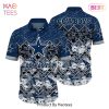 HOT TREND Dallas Cowboys NFL Hawaiian Shirt Graphic Tropical Pattern 3D Printed Beach Shirt Summer Gift For Fans