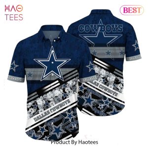 HOT TREND Dallas Cowboys NFL Hawaiian Shirt Graphic Tropical Pattern 3D Printed Beach Shirt Summer Gift For Fans