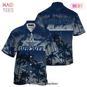 HOT TREND Dallas Cowboys NFL Hawaiian Shirt Style Tropical Pattern Hot Trending Summer For Awesome Fans