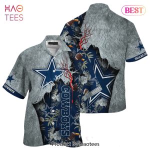HOT TREND Dallas Cowboys NFL Hawaiian Shirt Tropical Print Sumer Gift For Fans
