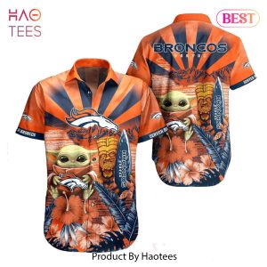 HOT TREND Denver Broncos NFL Baby Yoda Hawaiian Shirt Style Summer Trending For Men Women