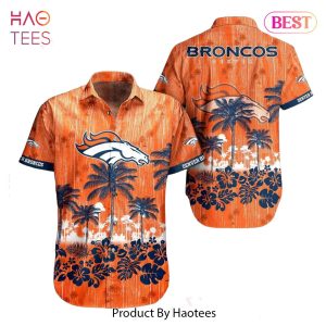 HOT TREND Denver Broncos NFL Hawaii Graphic Tropical Pattern Style Summer Hawaiian Shirt
