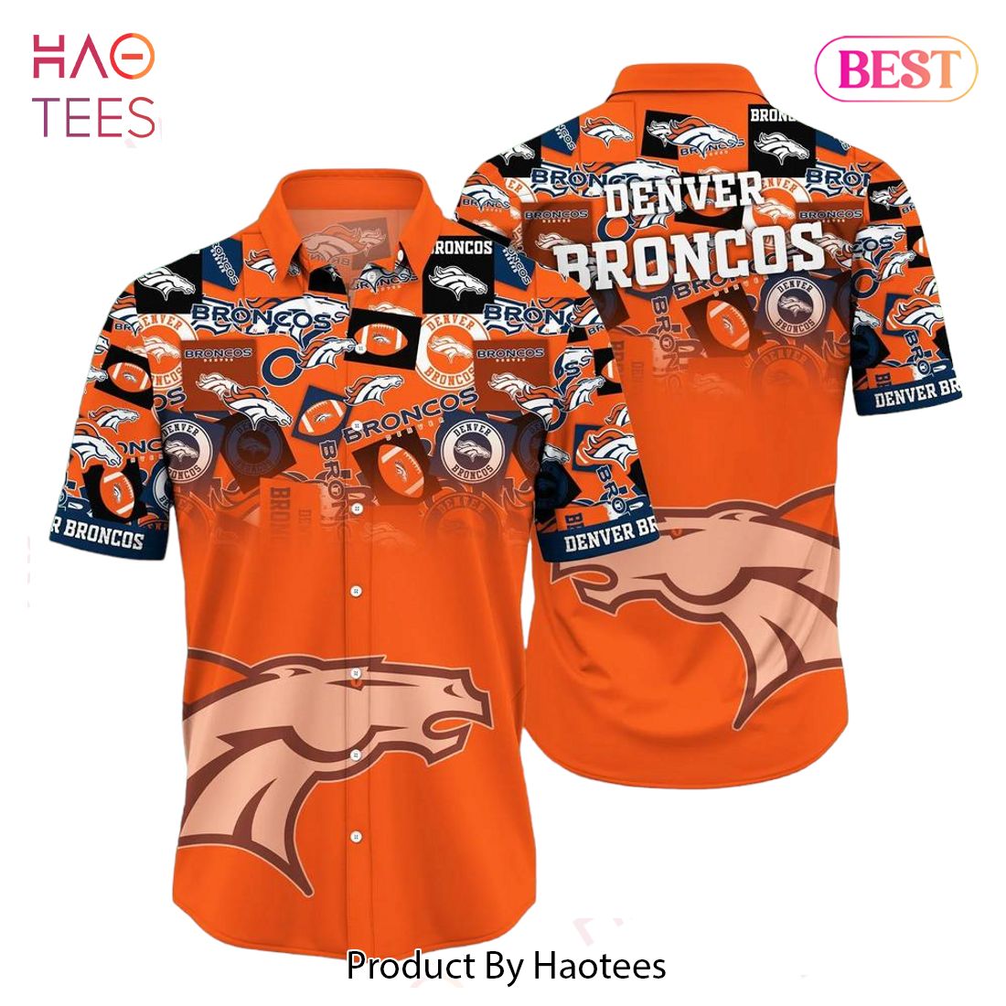 HOT TREND Denver Broncos NFL Hawaiian Shirt Trends Summer Short Sleeve Button Down Shirt For Sports Fans HOT TREND Denver Broncos NFL Hawaiian Shirt Trends Summer Short Sleeve Button Down Shirt For Sports Fans