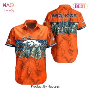 HOT TREND Denver Broncos NFL Hawaiian Shirt Tropical Pattern Graphic Gift For Fan NFL Enthusiast
