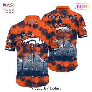 HOT TREND Denver Broncos NFL Hawaiian Shirt Tropical Pattern Graphic Short Sleeve Summer Gift For Fans