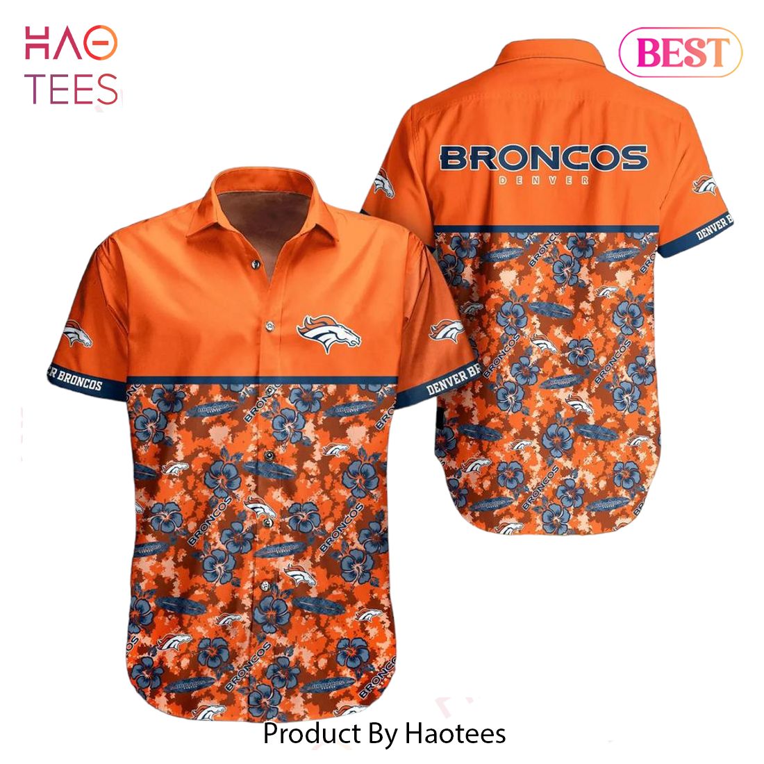 Denver Broncos NFL-Hawaii Shirt Short Style Hot Trending Summer-Hawaiian  NFL V4