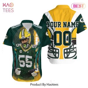 HOT TREND Zadarius Smith 55 Green Bay Packers Nfc North Champions Super BowlPersonalized Hawaiian Shirt Aloha Shirt for Men Women