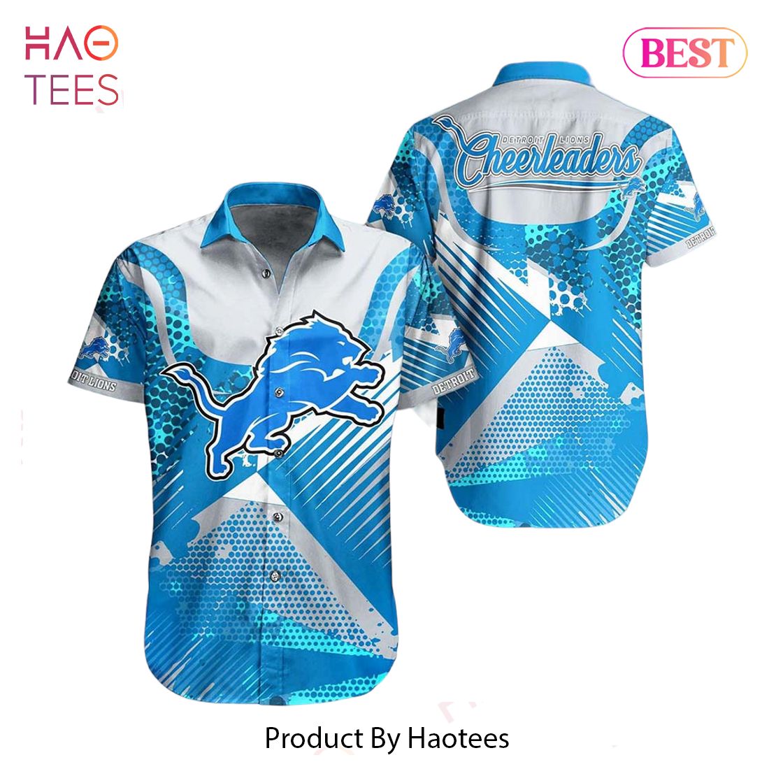 Detroit Lions NFL Hawaiian Shirt Summer Short Sleeve Button Down Shirt Perfect Gift For Big Fans Detroit Lions NFL Hawaiian Shirt Summer Short Sleeve Button Down Shirt Perfect Gift For Big Fans