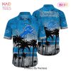 Detroit Lions NFL Hawaiian Shirt Tropical Pattern Graphic Hawaii Shirt For Fan Ever Detroit Lions NFL Hawaiian Shirt Tropical Pattern Graphic Hawaii Shirt For Fan Ever