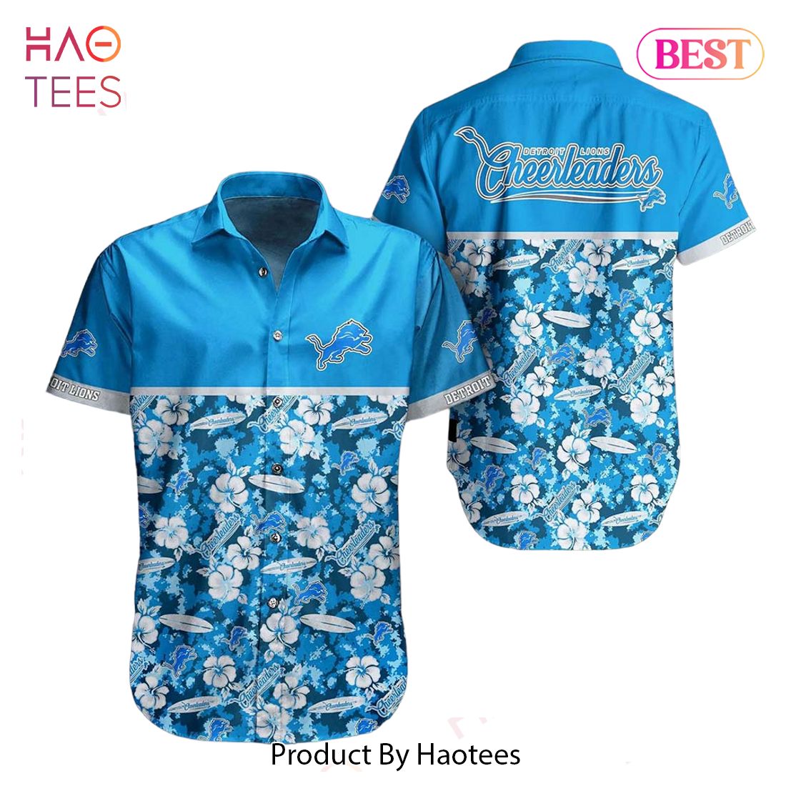 Detroit Lions NFL Style Trending Summer Hawaiian Shirt Detroit Lions NFL Style Trending Summer Hawaiian Shirt