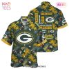 Green Bay Packers Nfl Beach Shirt Graphic Floral Pattern Print This Summer Hawaiian Shirt
