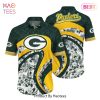 Green Bay Packers Nfl Hawaii Shirt Graphic Floral Printed This Summer Beach Shirt For Fans