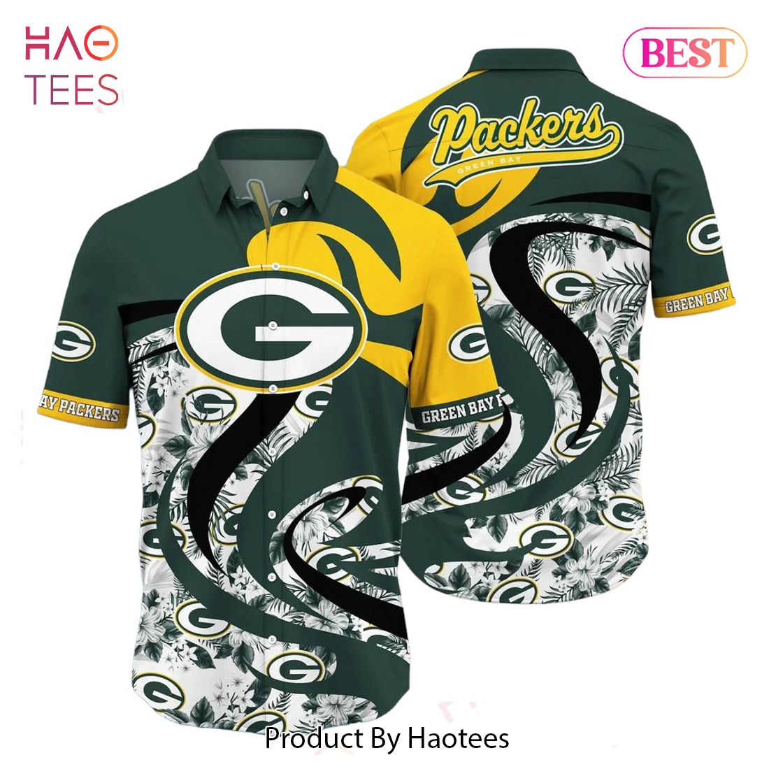 Green Bay Packers Nfl Hawaii Shirt Tropical Pattern Graphic This Summer Gift For Fan Nfl Green Bay Packers Nfl Hawaii Shirt Tropical Pattern Graphic This Summer Gift For Fan Nfl